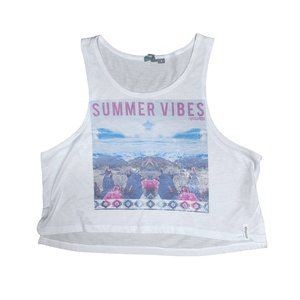 ripcurl crop tank top summer vibes mountain Coachella size small